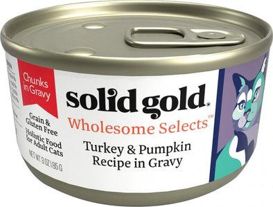 Solid Gold Wholesome Selects Turkey & Pumpkin Recipe In Gravy (Formerly Savory Feast) Canned Cat Food