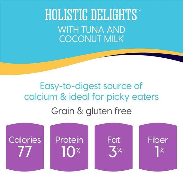 Solid Gold Grain Free Holistic Delights Tuna & Coconut Milk Creamy Bisque Cat Food Pouches