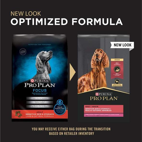 Purina Pro Plan Focus Sensitive Skin & Stomach Formula Lamb & Oat Meal Formula Dry Dog Food