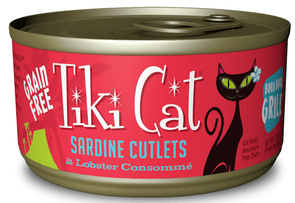 Tiki Cat Bora Bora Grill Grain Free Sardine Cutlets In Lobster Consomme Single Canned Cat Food
