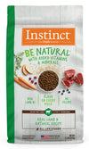 Instinct Be Natural Lamb & Oatmeal Recipe Freeze-Dried Raw Coated Kibble Dry Dog Food