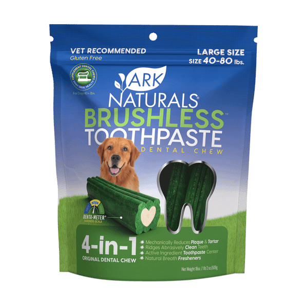 Ark Naturals Brushless Toothpaste Large Dog Treats