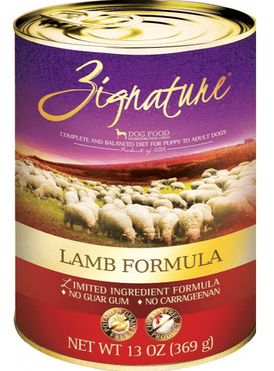 Zignature Special Diet:Limited Ingredient Diet Grain Free Lamb Recipe Single Canned Dog Food