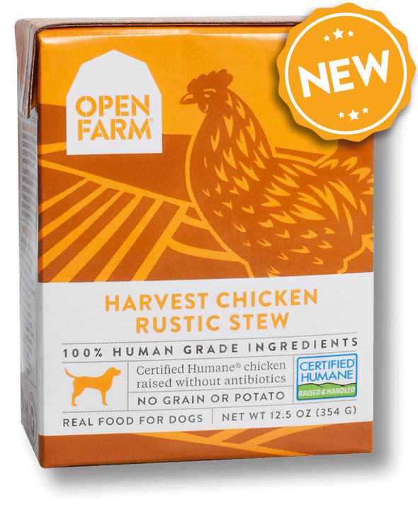 Open Farm Grain Free Harvest Chicken Recipe Rustic Stew Single Wet Dog Food