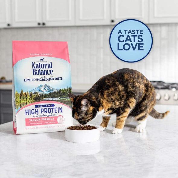 Natural Balance L.I.D. Limited Ingredient Diets High Protein Salmon Recipe Dry Cat Food