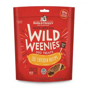 Stella & Chewy's Wild Weenies Grain Free Chicken Recipe Freeze Dried Raw Dog Treats