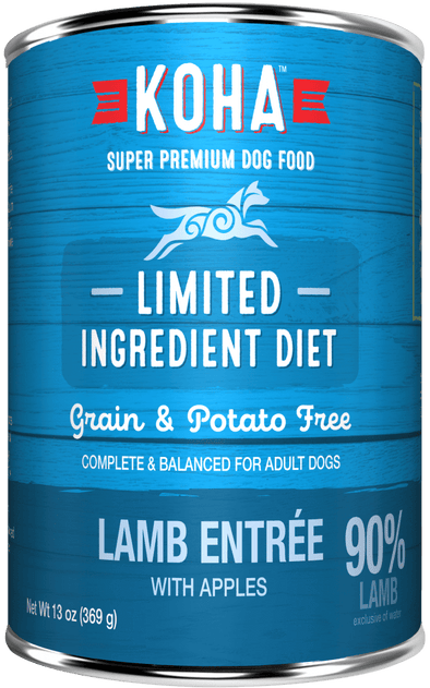 KOHA Grain & Potato Free Special Diet:Limited Ingredient Diet Lamb Entree with Apples Single Canned Dog Food