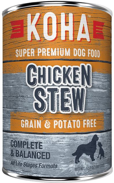 KOHA Grain & Potato Free Chicken Stew Canned Dog Food