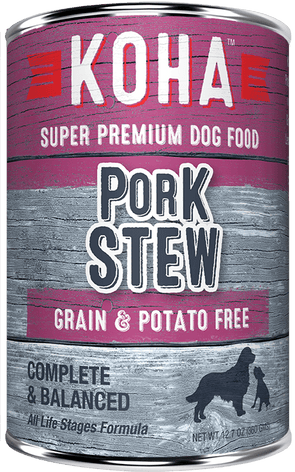 KOHA Grain & Potato Free Pork Stew Canned Dog Food