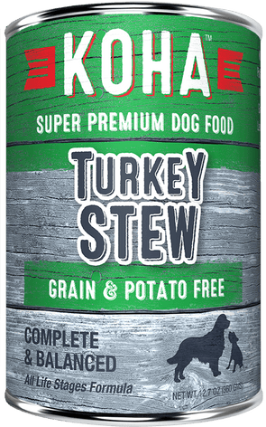 KOHA Grain & Potato Free Turkey Stew Canned Dog Food