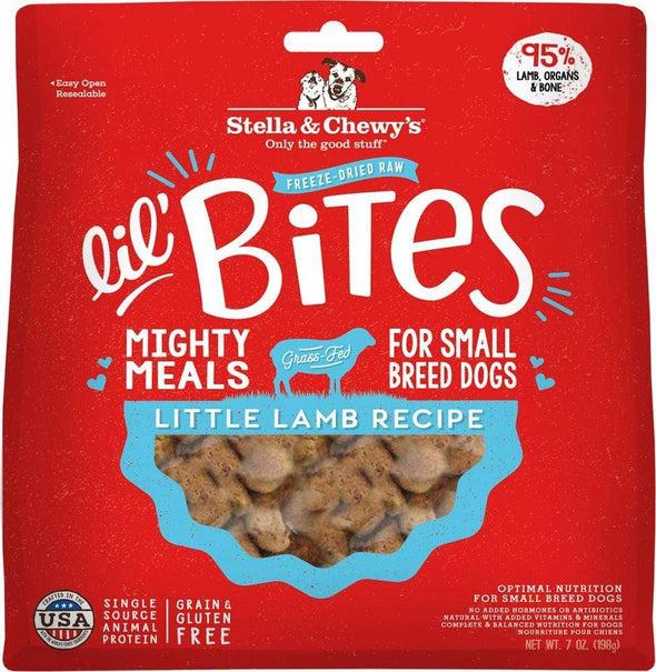 Stella & Chewy's Lil' Bites Little Lamb Recipe Freeze Dried Raw Small Breed Dog Food