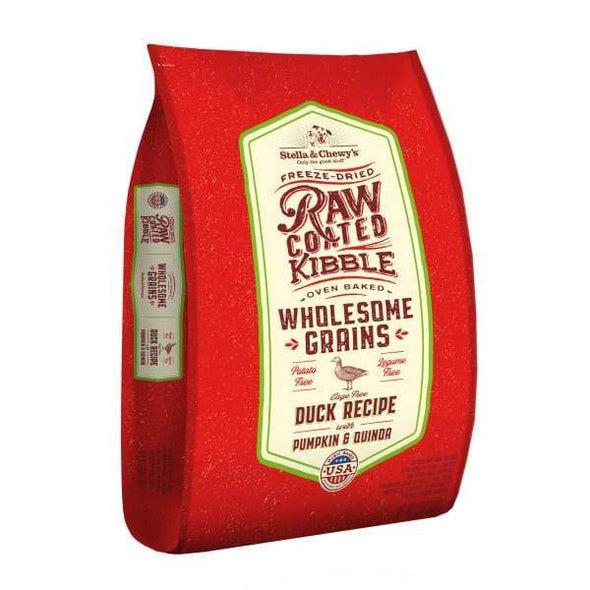 Stella & Chewy's Raw Coated Kibble With Wholesome Grains Cage Free Duck Recipe Dry Dog Food
