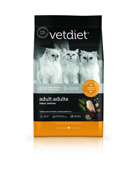 Vetdiet Adult Indoor Chicken and Rice Formula for Dry Food for Cats