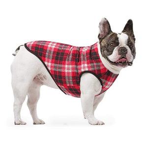 Canada Pooch Reversible Black Plaid Vest for Dogs