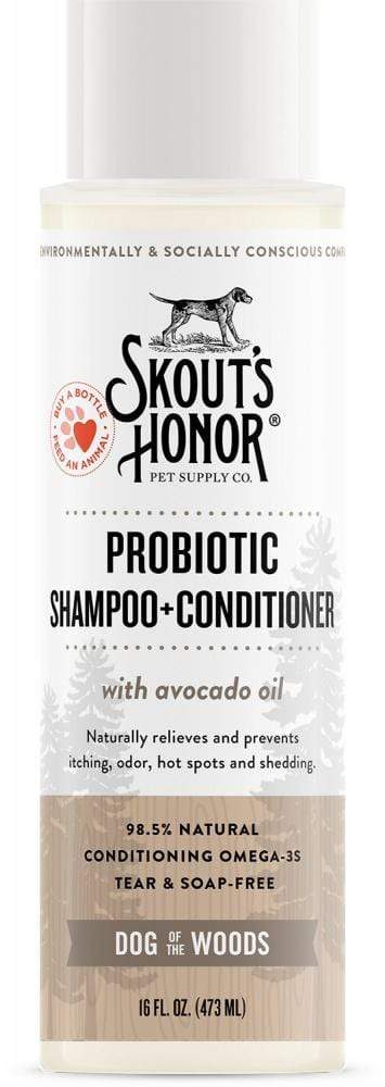 Skouts Honor Probiotic Shampoo Conditioner Dog of the Woods