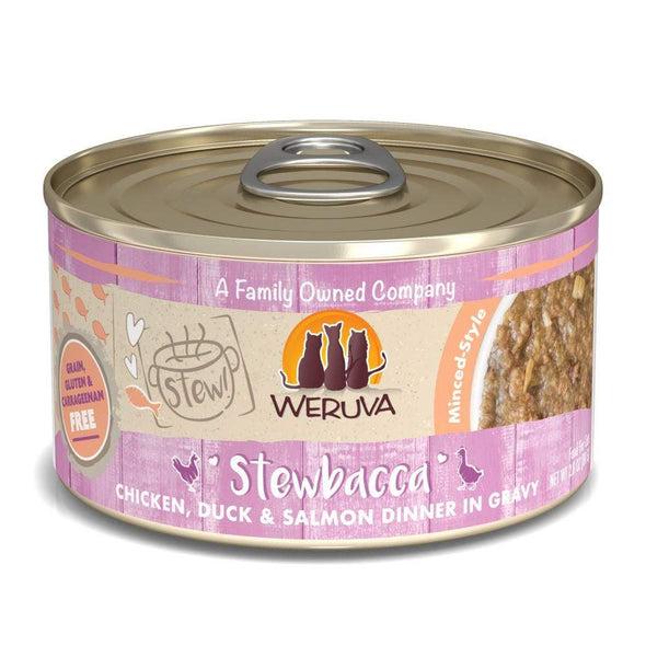 Weruva Classic Cat Stews! Stewbacca with Chicken Duck & Salmon in Gravy Canned Cat Food