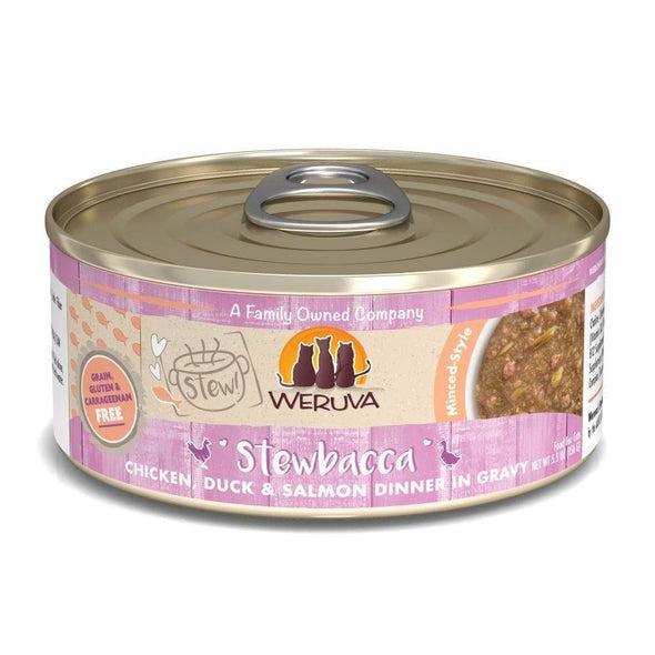 Weruva Classic Cat Stews! Stewbacca with Chicken Duck & Salmon in Gravy Canned Cat Food