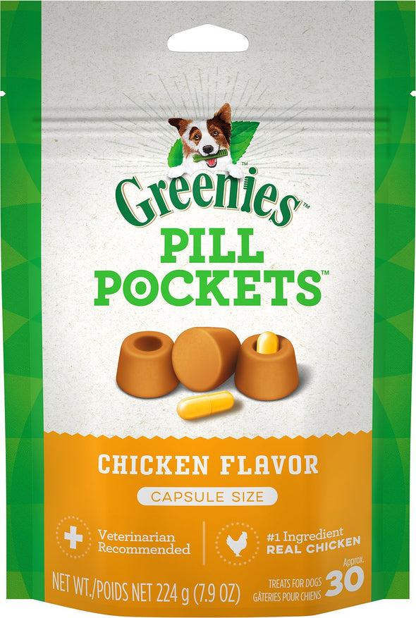 Greenies Dog Pill Pockets Chicken Flavor Dog Treats