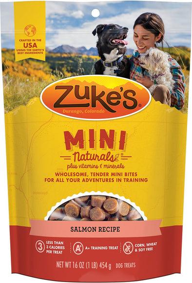 Zukes Mini Naturals Salmon Treats for Dogs