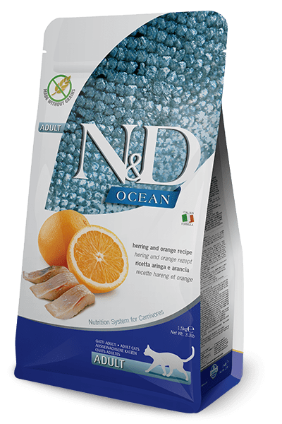 Farmina Pet Foods Adult Cat Grain Free Fish & Orange Formula