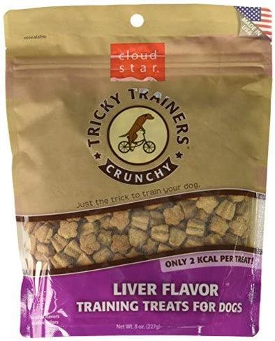 Cloud Star Crunchy Tricky Trainers Liver Flavor Training Treats for Dogs