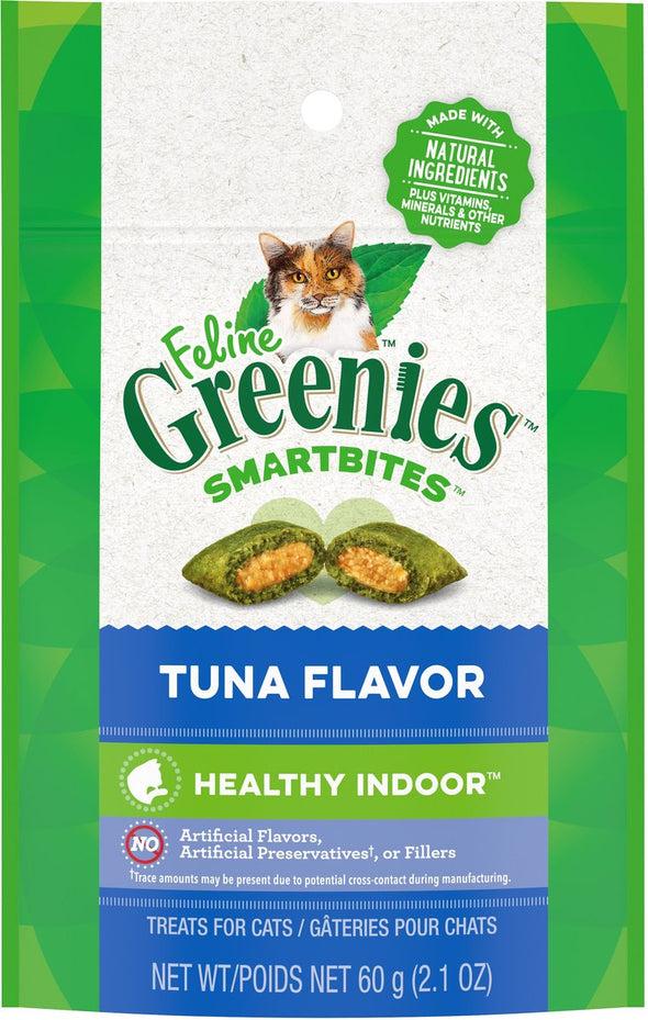 Greenies Smartbites Healthy Indoor Hairball Control Tuna Cat Treats