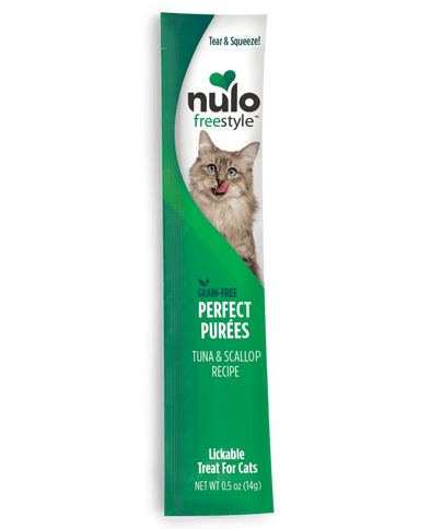 Nulo FreeStyle Perfect Puree Tuna & Scallop Recipe Lickable Cat Treats