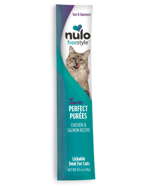 Nulo FreeStyle Perfect Puree Chicken & Salmon Recipe Lickable Cat Treats
