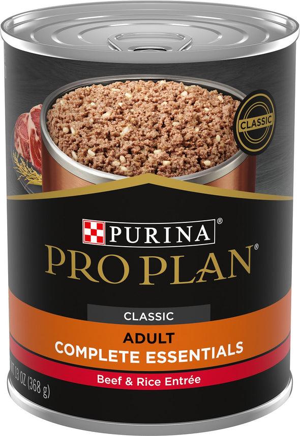 Purina Pro Plan Complete Essentials Beef & Rice Entree Canned Dog Food