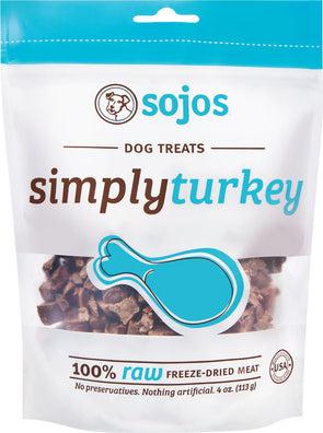 Sojos Simply Turkey Freeze Dried Dog Treats