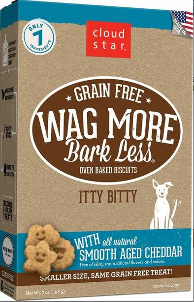 Cloud Star Wag More Bark Less Itty Bitty Grain-Free Cheddar Biscuits