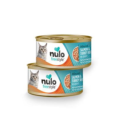 Nulo Freestyle Grain Free Minced Salmon & Turkey Recipe in Gravy Canned Cat Food