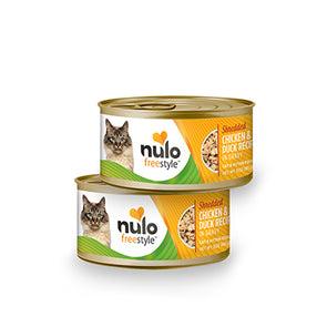 Nulo Freestyle Grain Free Shredded Chicken & Duck Recipe in Gravy Canned Cat Food