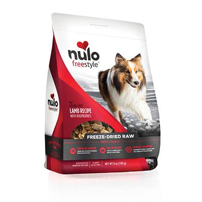 Nulo Freestyle Grain Free Lamb Recipe with Raspberries Freeze-Dried Raw Dog Food