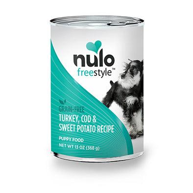 Nulo Freestyle Puppy Grain Free Turkey, Cod & Sweet Potato Recipe Canned Dog Food
