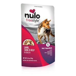 Nulo Grain Free Lamb, Saba & Kelp in Broth Recipe Dog Food Topper Pouch