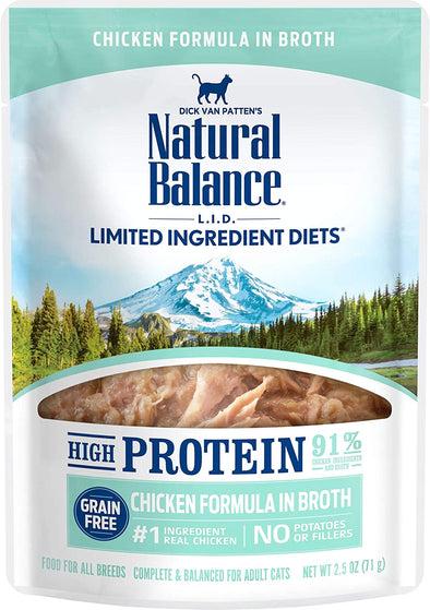 Natural Balance L.I.D. Limited Ingredient Diets High Protein Chicken Formula in Broth Wet Cat Food
