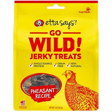 Etta Says Go Wild Jerky Treats for Dogs Pheasant Recipe