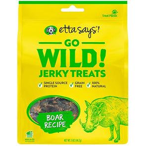 Etta Says Go Wild Jerky Treats for Dogs Boar Recipe