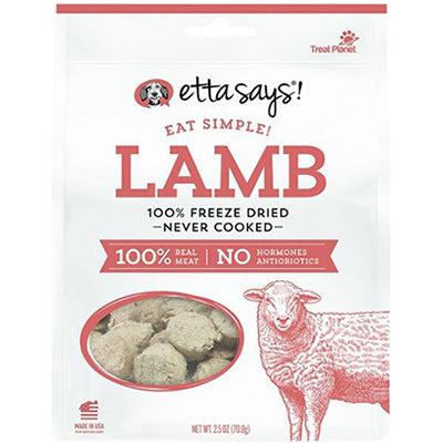 Etta Says Eat Simple! Lamb Freeze-Dried Raw Dog Treats