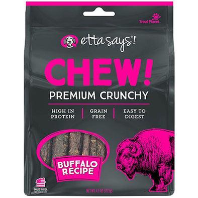 Etta Says Chew! Premium Cruchy Chews for Dogs Buffalo