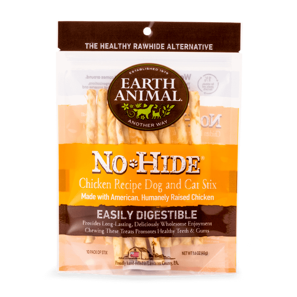 Earth Animal 10-Pack No-Hide Chicken Chew Stix Dog Treats