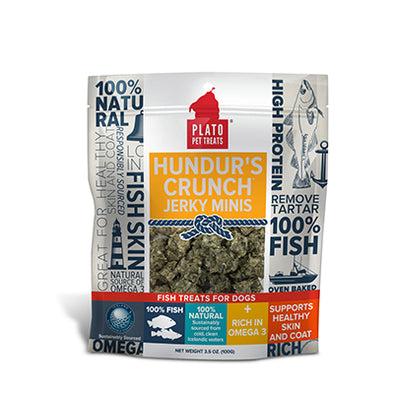 Plato Hundur’s Crunch Jerky Minis Fish Air-Dried Dog Treats