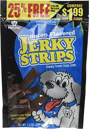 Pro Pac Bacon Flavored Jerky Strips