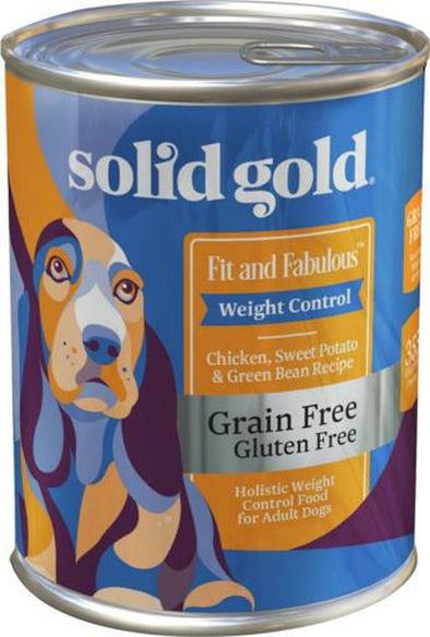 Solid Gold Fit & Fabulous Weight Control Chicken Sweet Potato & Green Bean Recipe Canned Dog Food