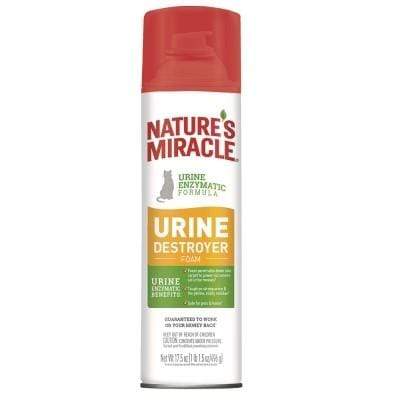 Nature's Miracle Cat Urine Destroyer Foam for Tough Urine Messes