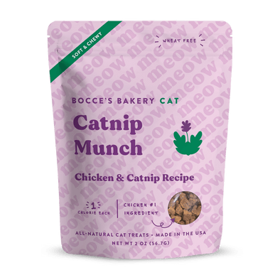 Bocces Bakery Catnip Munch Soft & Chewy Treats for Cats