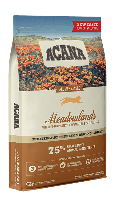 ACANA Meadowlands Freeze Dried Coated Grain Free Dry Cat Food