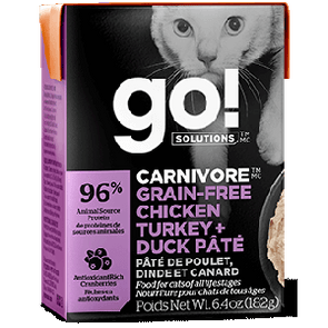 Petcurean Go Solutions Grain Free ChickenTurkey+Duck Recipe-Cat Food
