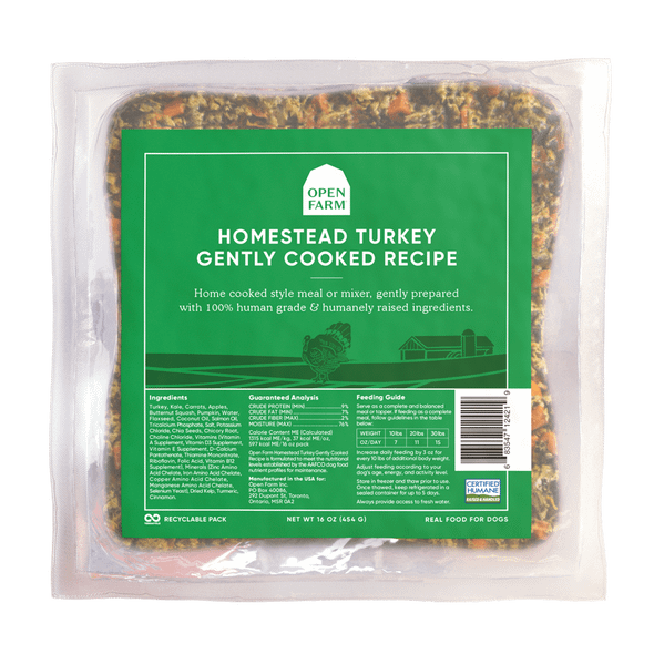 Open Farm Homestead Turkey Gently Cooked Recipe